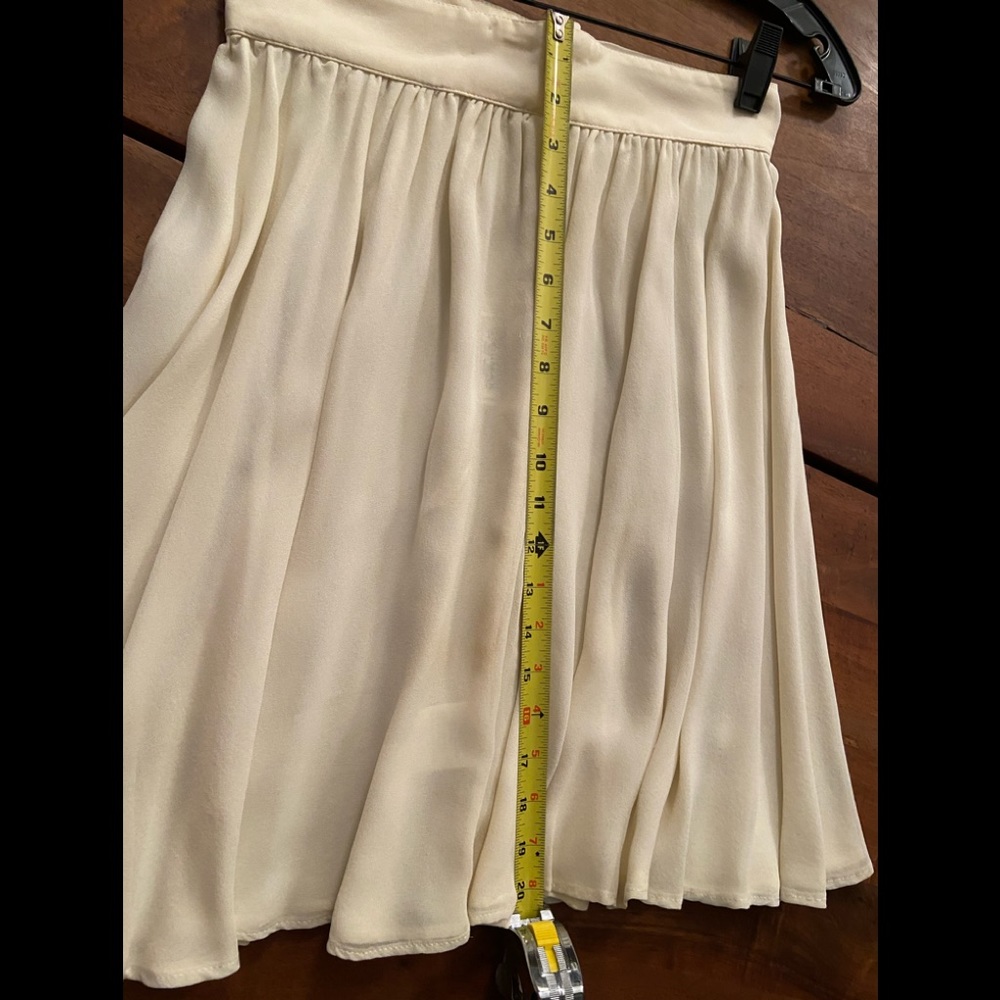 Organza Skirt,  Ecru (off white), size small - Picture 6 of 8